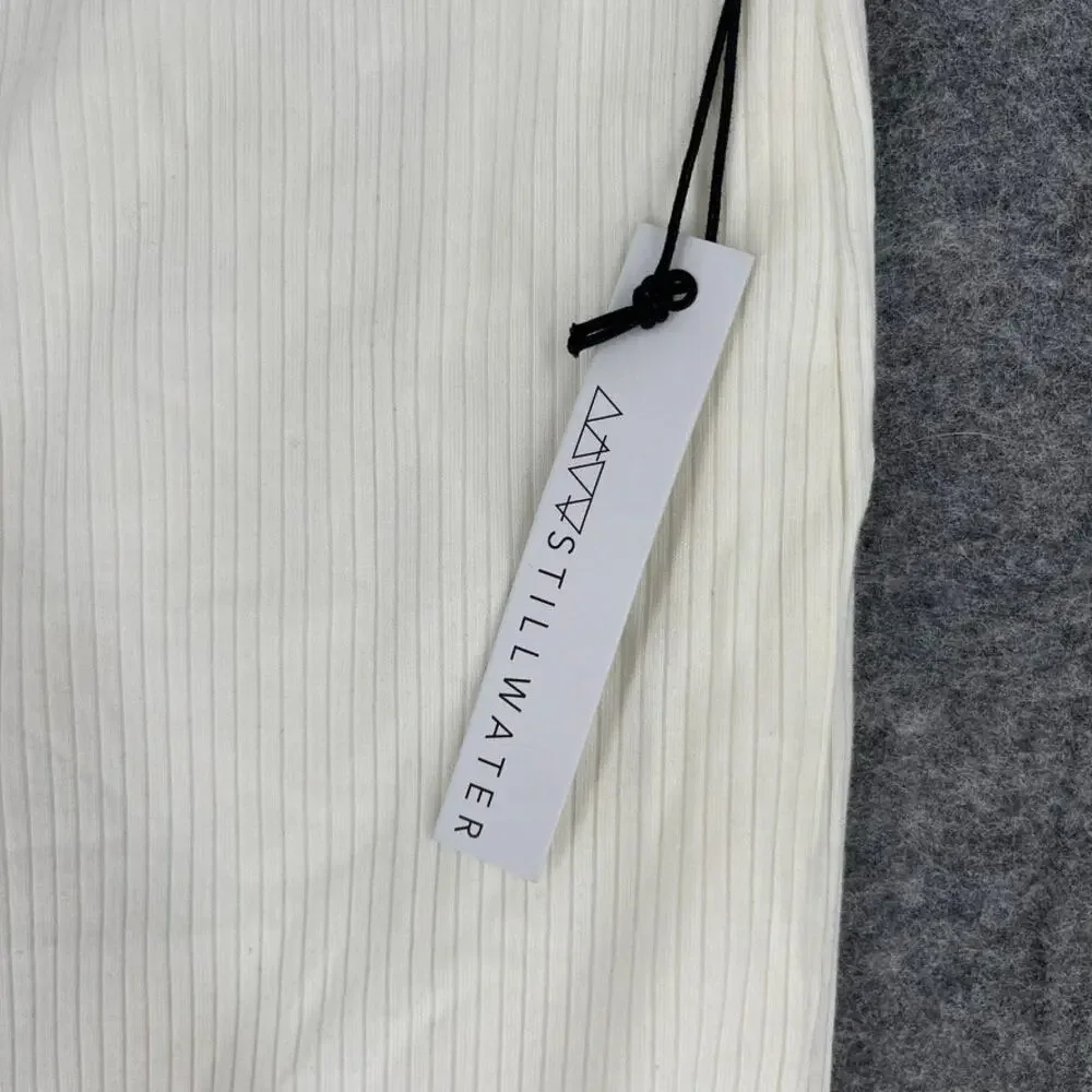 Stillwater The Rib Edit Skirt White Small